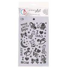 CIAO BELLA Stencil Made With Love / Mollies New Zealand