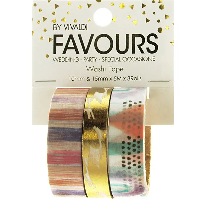 BY VIVALDI FAVOURS Washi Tape | Mollies Make And Create NZ