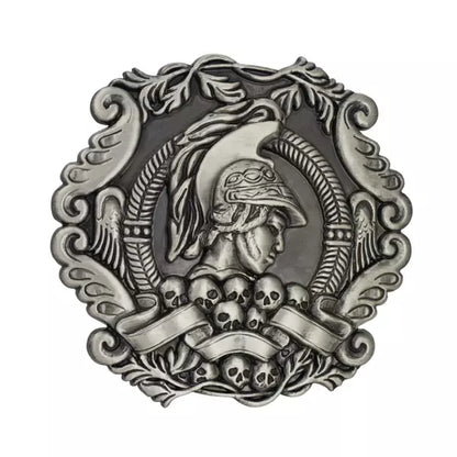 IVAN Trophy Spartan Buckles Antique Tin 38mm (1-1 2") / Mollies New Zealand