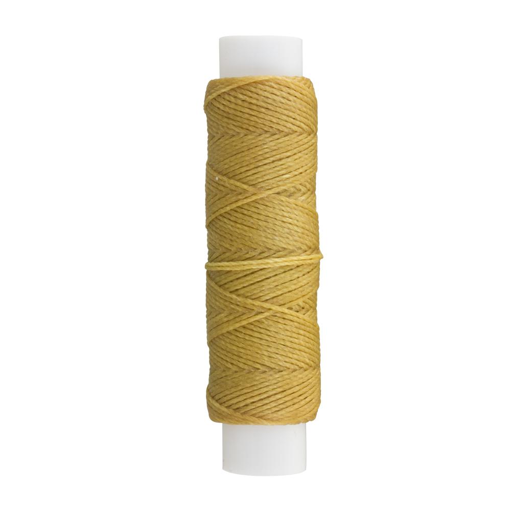 IVAN Waxed Polyester Thread Natural 0.4mm 22.8m / Mollies New Zealand