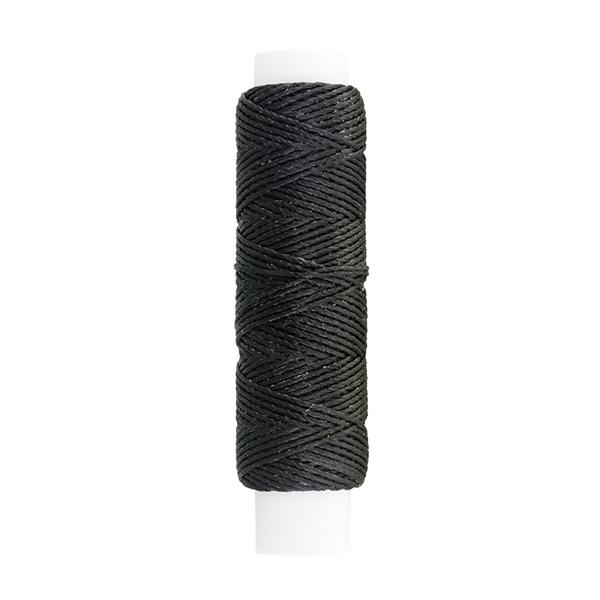 IVAN Waxed Polyester Thread Black 0.4mm 22.8m / Mollies New Zealand