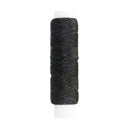 IVAN Waxed Polyester Thread Black 0.4mm 22.8m / Mollies New Zealand