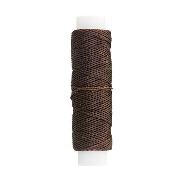 IVAN Waxed Polyester Thread Brown 0.4mm 22.8m / Mollies New Zealand