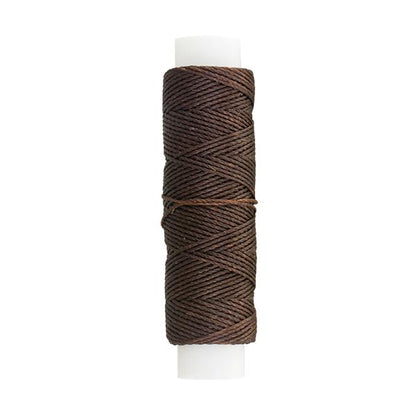 IVAN Waxed Polyester Thread Brown 0.4mm 22.8m / Mollies New Zealand