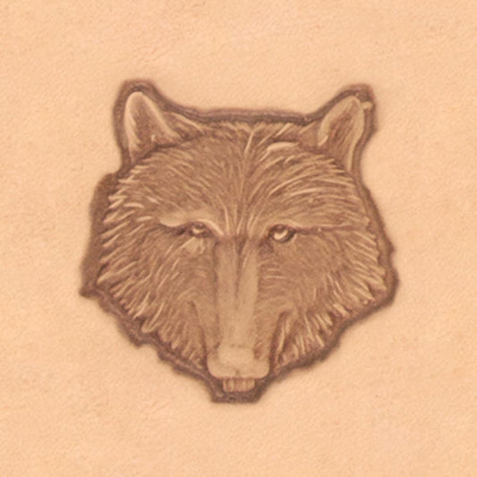 IVAN Wolf Head 3D Stamp / Mollies New Zealand