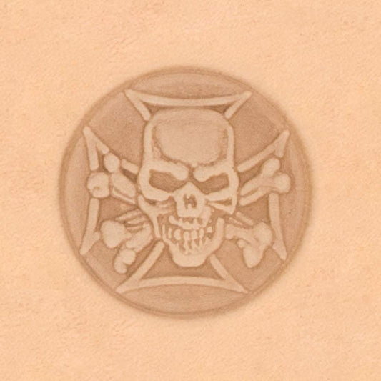 IVAN Skull Shield 3D Stamp / Mollies New Zealand