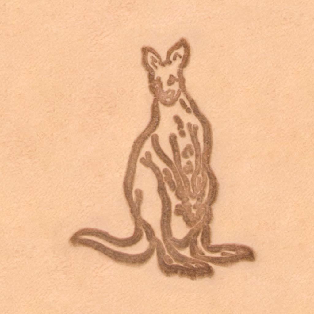 IVAN Standing Kangaroo 2D Stamp / Mollies New Zealand