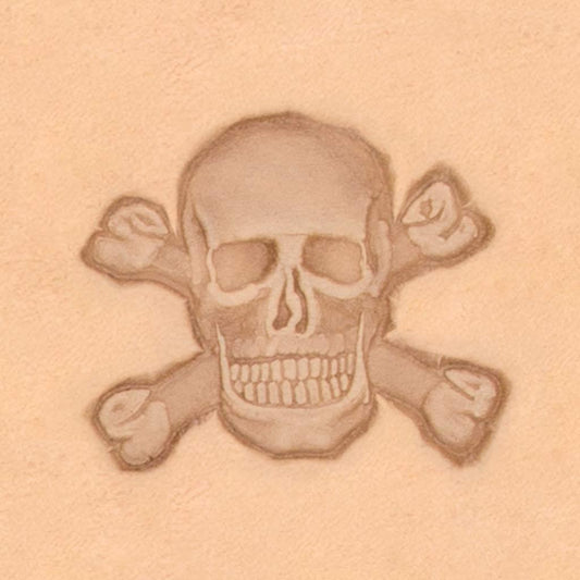 IVAN Skull Crossbones 3D Stamp / Mollies New Zealand