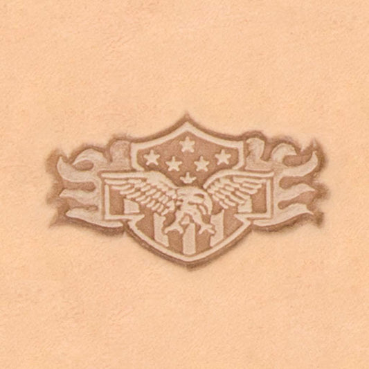 IVAN Fire Eagle Shield 3D Stamp / Mollies New Zealand