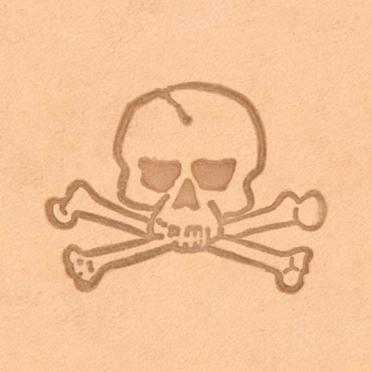 IVAN Skull Crossbones 2D Stamp / Mollies New Zealand