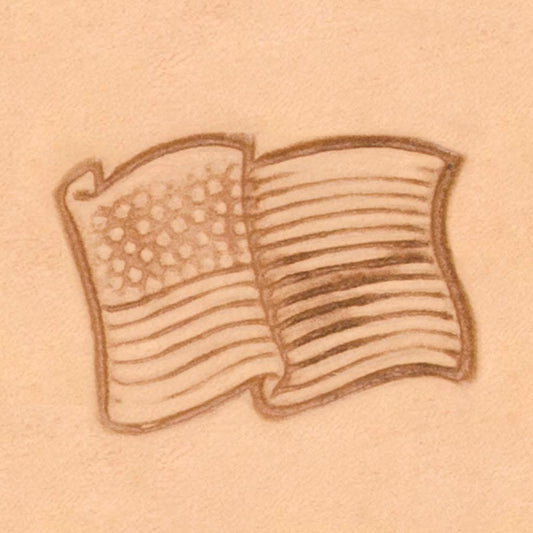 IVAN USA Flag 2D Stamp / Mollies New Zealand