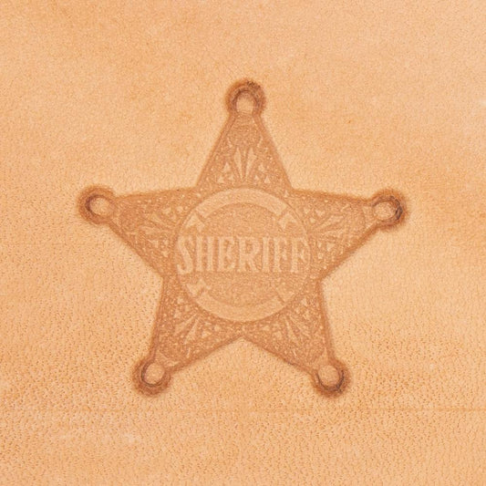 IVAN Sheriff Badge 3D Stamp / Mollies New Zealand