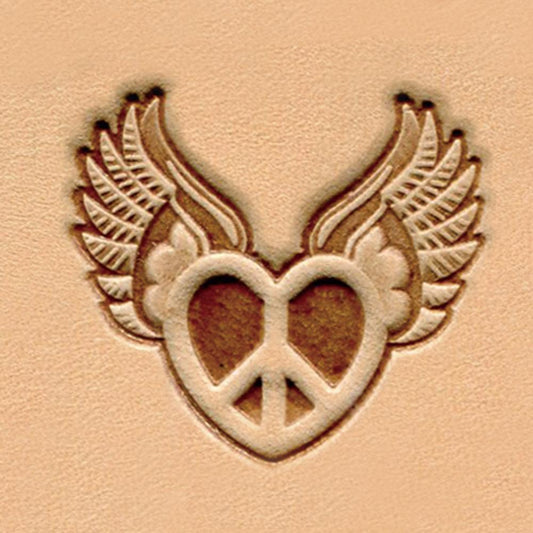 IVAN Peace Heart 3D Stamp / Mollies New Zealand