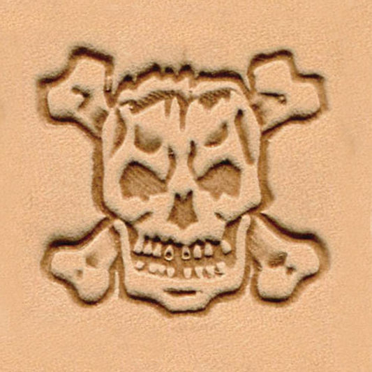 IVAN Skull Crossbones 3D Stamp | Mollies Make And Create NZ