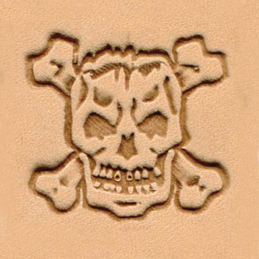 IVAN Skull Crossbones 3D Stamp / Mollies New Zealand