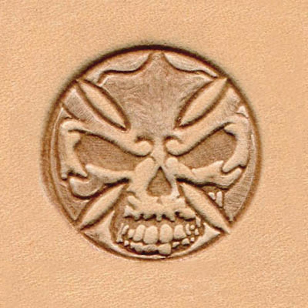 IVAN Skull Shield 3D Stamp / Mollies New Zealand