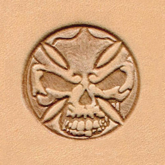 IVAN Skull Shield 3D Stamp / Mollies New Zealand