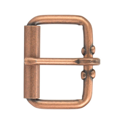 IVAN End Bar Roller Buckle Antique Copper 52mm (2") / Mollies New Zealand