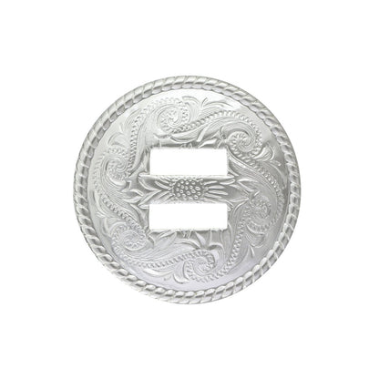 IVAN Rope Edge Concho Silver Plate 38mm (1-1 2") / Mollies New Zealand