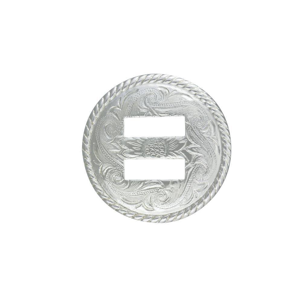 IVAN Rope Edge Concho Silver Plate 32mm (1-1 4") / Mollies New Zealand