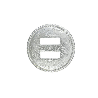 IVAN Rope Edge Concho Silver Plate 32mm (1-1 4") / Mollies New Zealand