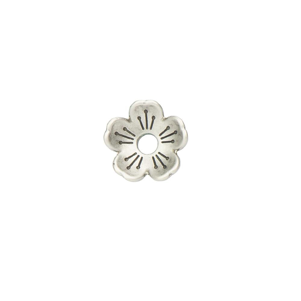 IVAN Flower Bezel Concho Antique Nickel Small / Mollies New Zealand