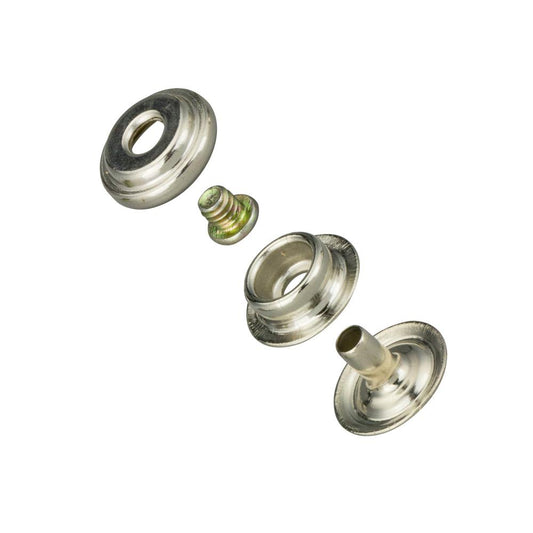 IVAN Line 24 Concho Snap Adapter 10PK Nickel Plate / Mollies New Zealand