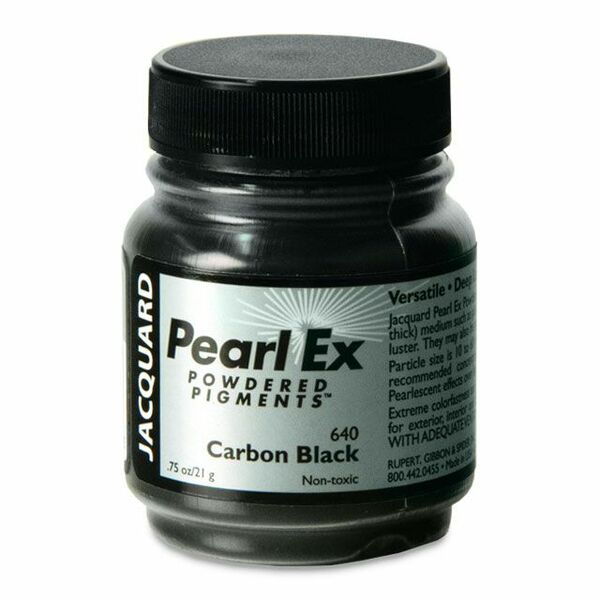 JACQUARD Pearl Ex Pigment Powder Carbon Black 640 / Mollies New Zealand