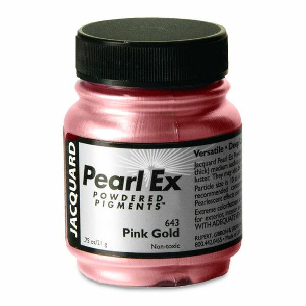 JACQUARD Pearl Ex Pigment Powder Pink Gold 643 / Mollies New Zealand