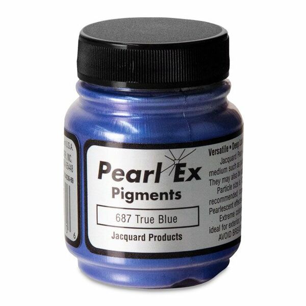 JACQUARD Pearl Ex Pigment Powder True Blue 687 / Mollies New Zealand