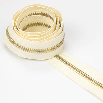 IVAN Brass #8 Zipper Tape | Mollies Make And Create NZ