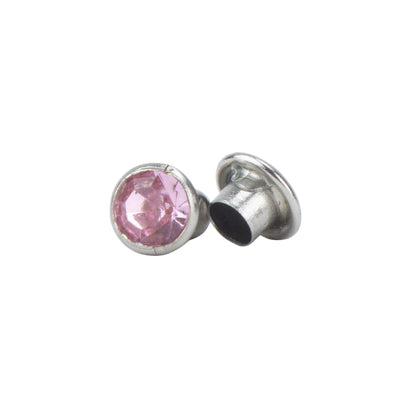 IVAN Crystal Rivets Pink 5*3.5mm 10PK / Mollies New Zealand