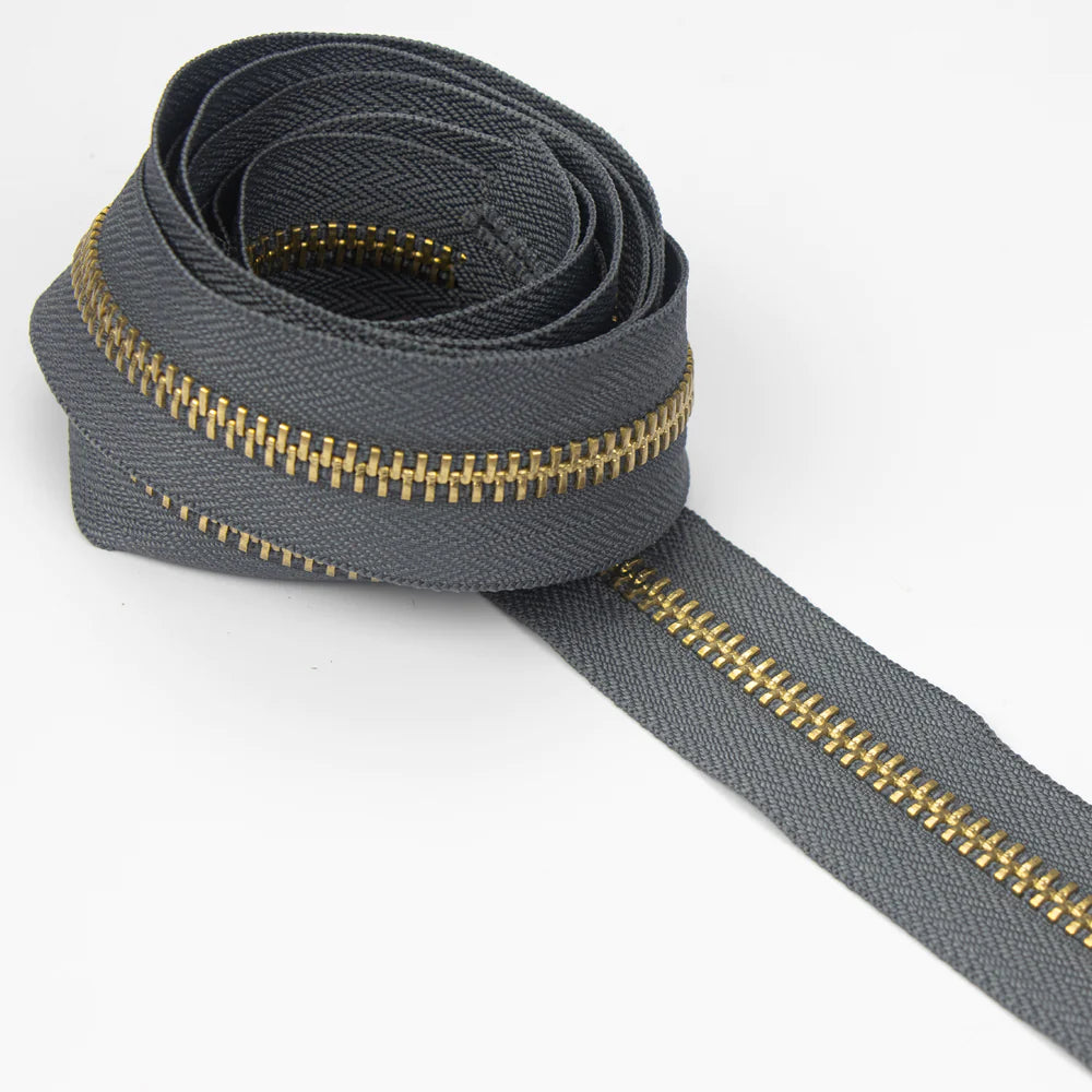 IVAN Brass #8 Zipper Tape | Mollies Make And Create NZ