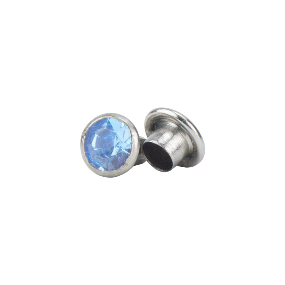 IVAN Crystal Rivets Blue 5*3.5mm 100PK / Mollies New Zealand
