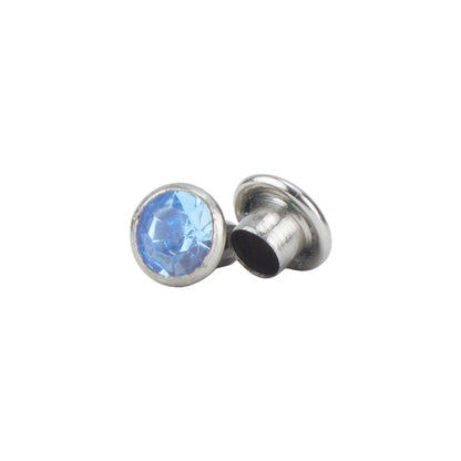 IVAN Crystal Rivets Blue 5*3.5mm 100PK / Mollies New Zealand