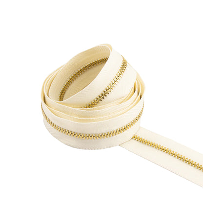 IVAN Brass #3 Zipper Tape | Mollies Make And Create NZ