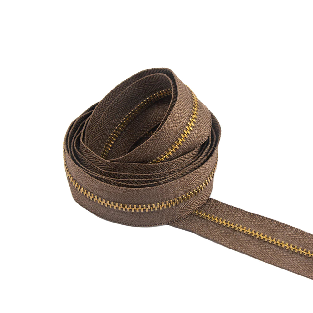 IVAN Brass #3 Zipper Tape | Mollies Make And Create NZ