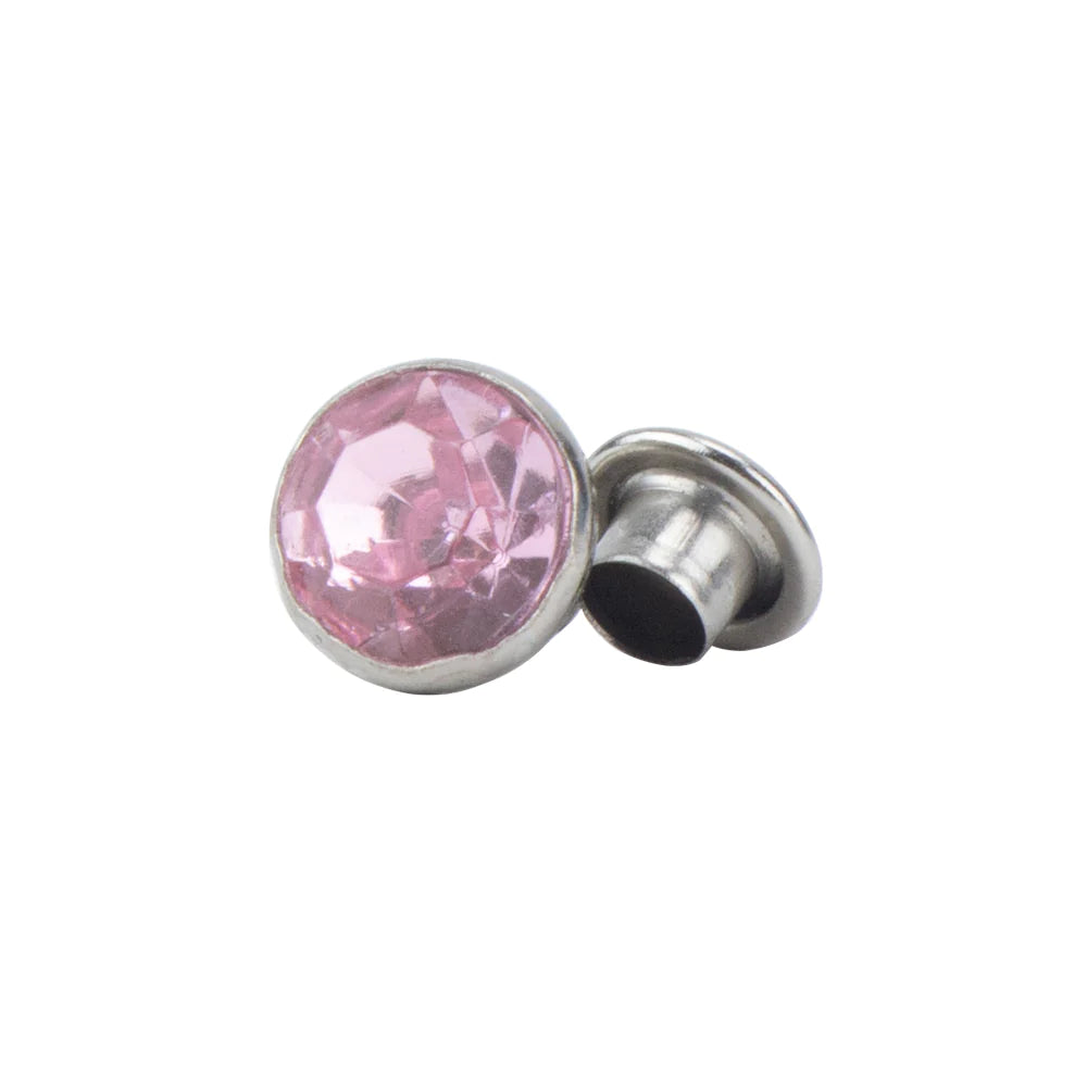 IVAN Crystal Rivets Pink 7*4mm 100PK / Mollies New Zealand