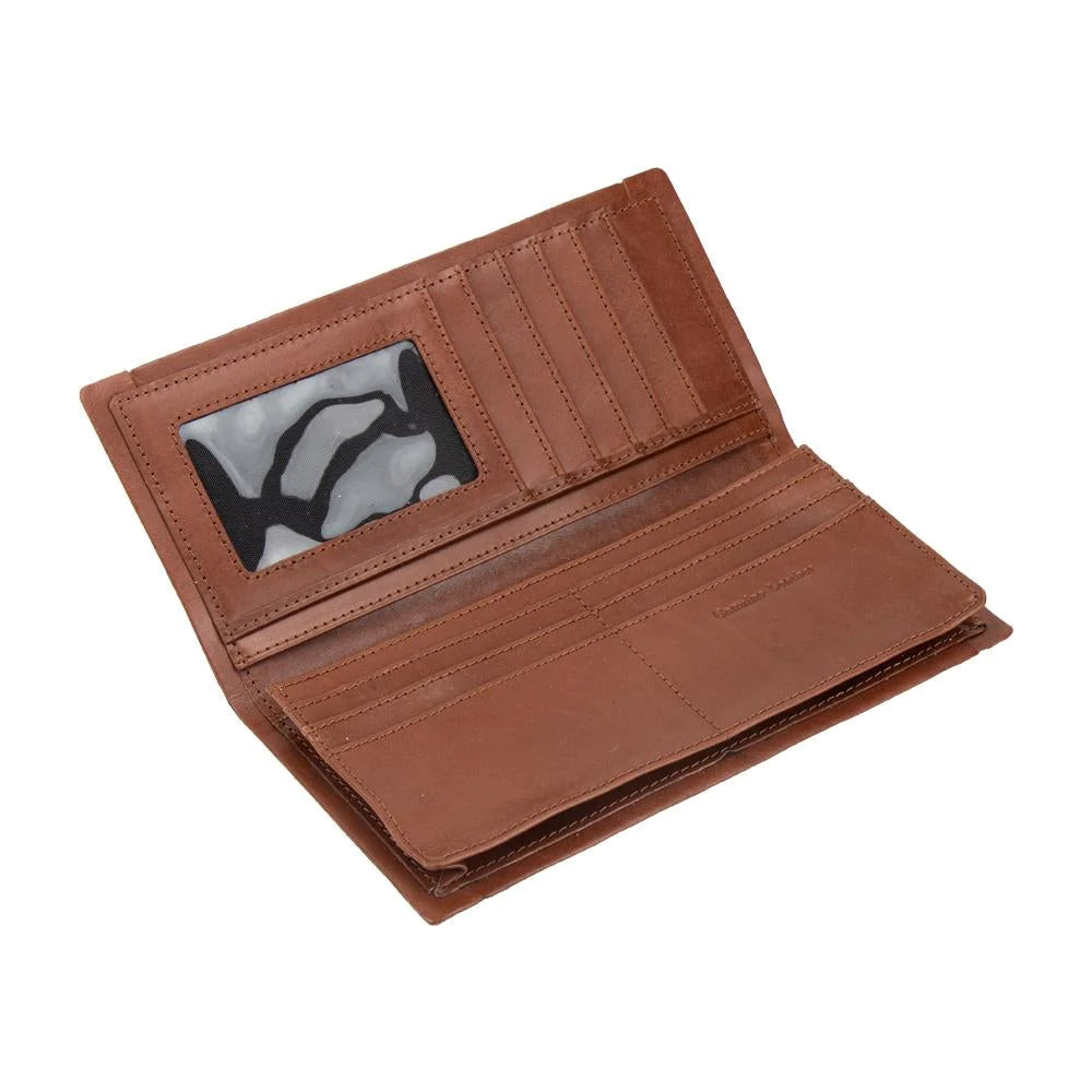 IVAN Veg Tanned Wallet Liners Brown Long / Mollies New Zealand