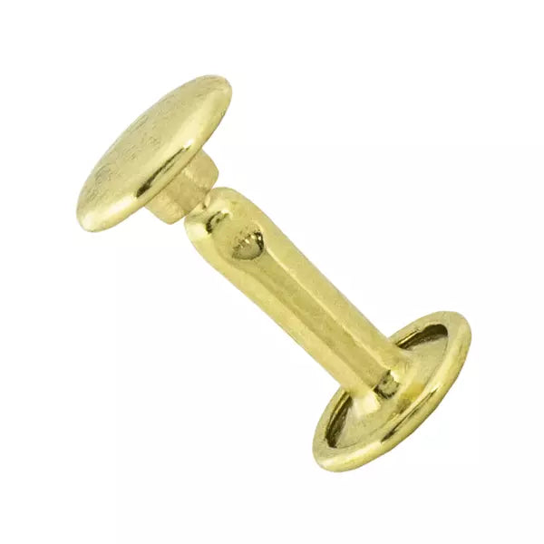 IVAN Double Cap Rivets Brass Plate 9*12mm / Mollies New Zealand