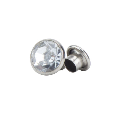 IVAN Crystal Rivets Clear 7*4mm 10PK / Mollies New Zealand