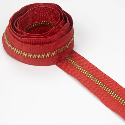 IVAN Brass #8 Zipper Tape | Mollies Make And Create NZ
