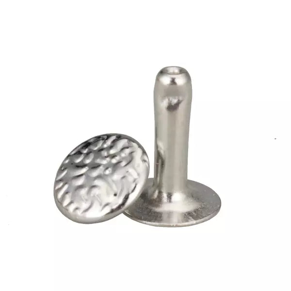 IVAN Textured Single Cap Rivets Nickel 9*12mm 100 Pack / Mollies New Zealand