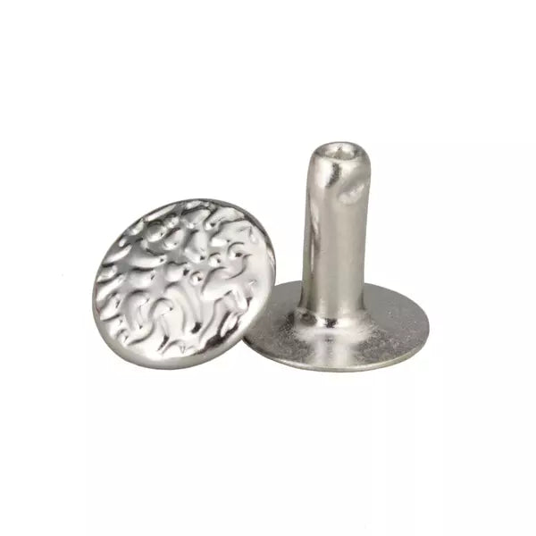 IVAN Textured Single Cap Rivets Nickel 9*9mm 100 Pack / Mollies New Zealand