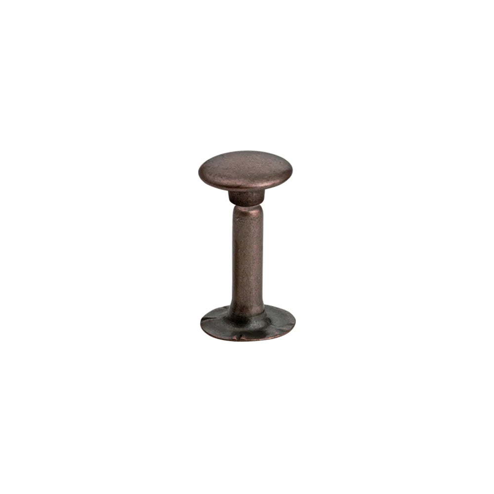 IVAN Single Cap Rivets Antique Copper 9*12mm 100 Pack / Mollies New Zealand