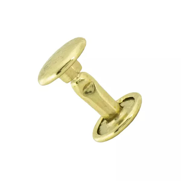 IVAN Double Cap Rivets Brass Plate 9*9mm / Mollies New Zealand