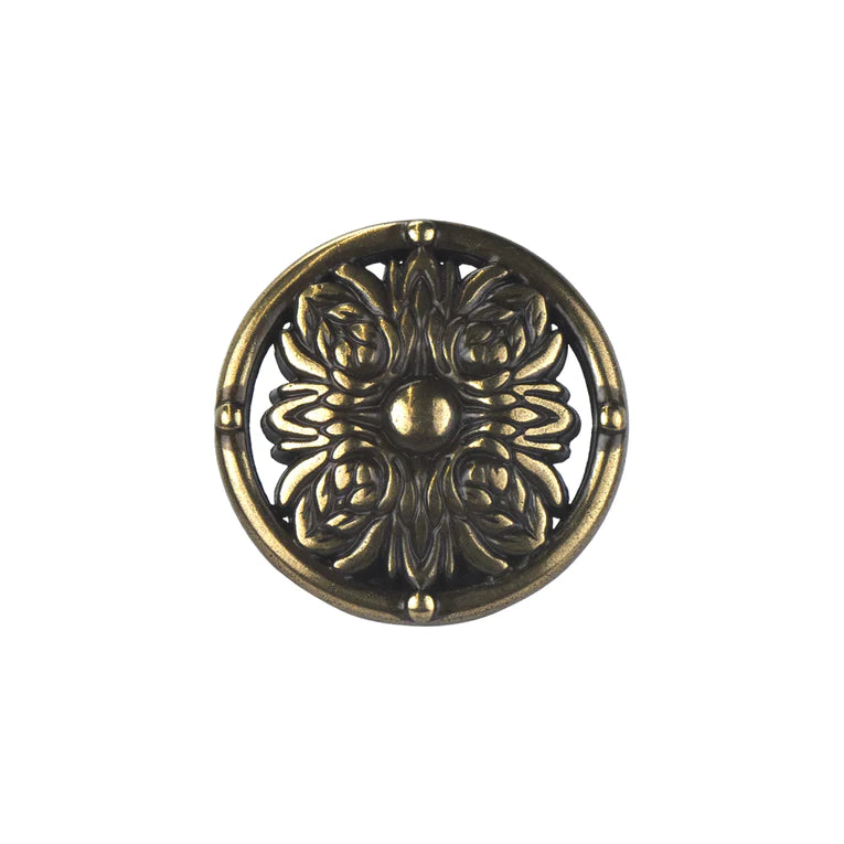 IVAN Euro Concho Empire Antique Brass 28mm (1-1 8") / Mollies New Zealand