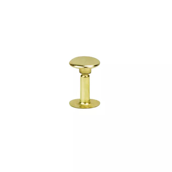 IVAN Single Cap Rivets Brass Plate 9*9mm 1000 Pack / Mollies New Zealand