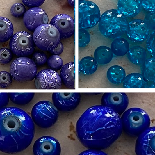 SULLIVANS Glass Beads 6mm & 10mm 30PK | Mollies Make And Create NZ