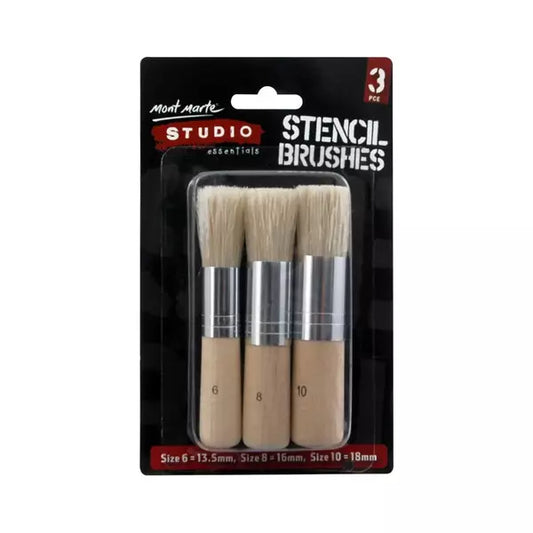 MONT MARTE Stencil Brushes | Mollies Make And Create NZ